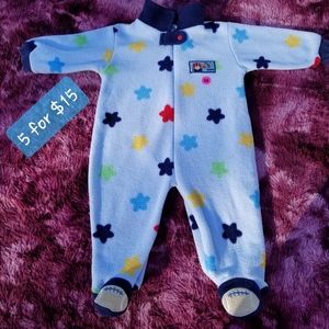 3-6m footed bodysuit